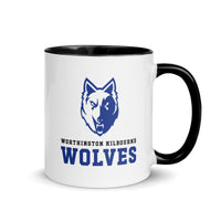Worthington Kilbourne Wolves Ceramic Mug with Black Accents