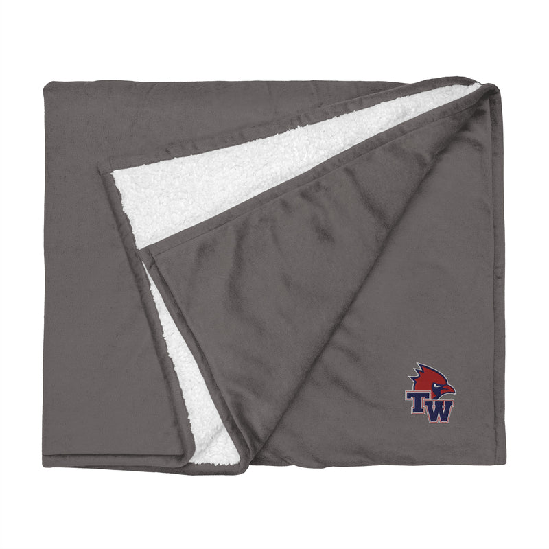Thomas Worthington Cardinals Premium Sherpa Blanket