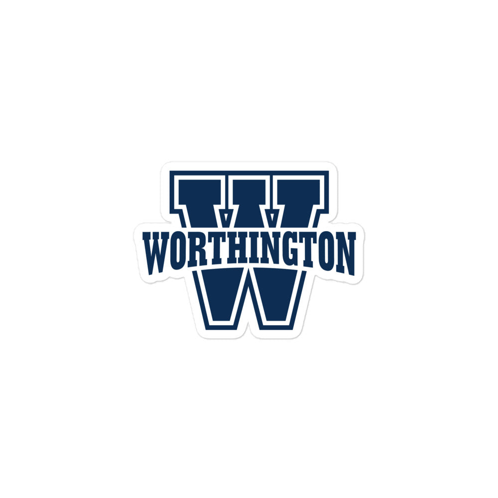 Worthington Sticker - Navy