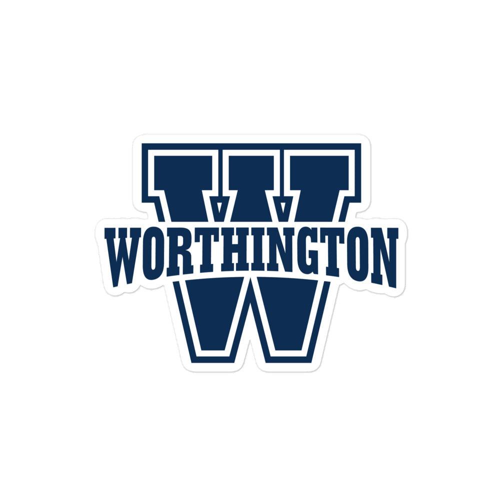 Worthington Sticker - Navy